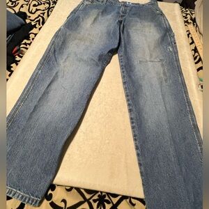 Cinch Mens Jeans 40x34 Blue Relaxed Fit Utility Carpenter Work Denim MB90434002